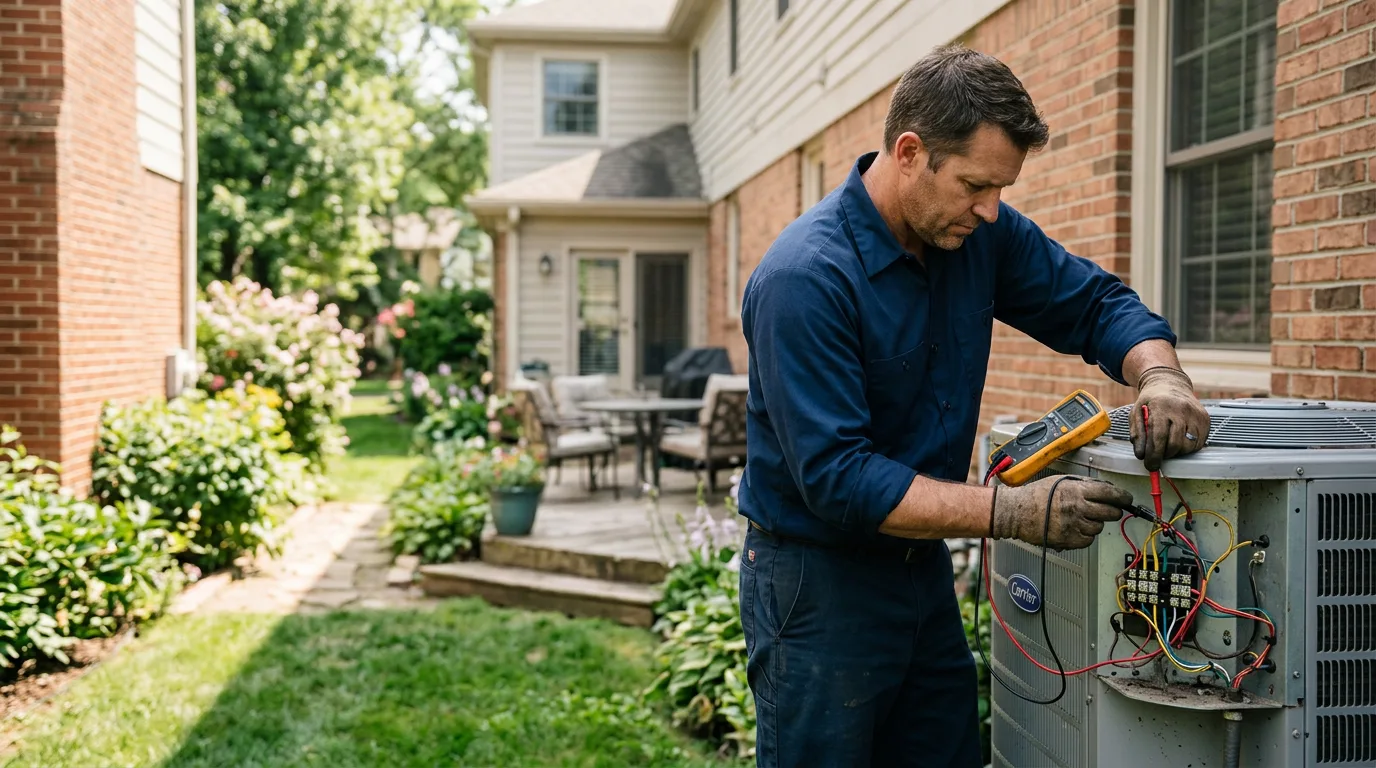 HVAC technician working near Benton, MO